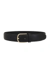 Totême Bold Trouser Belt In Black