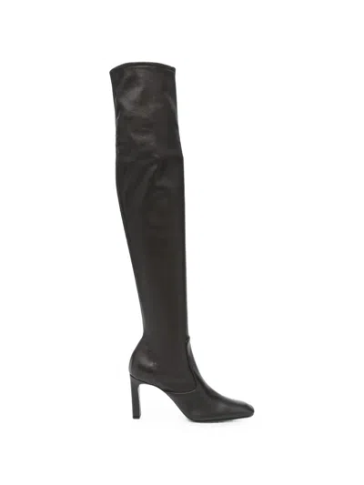 Totême Boots Over The Knee "nappa" In Brown