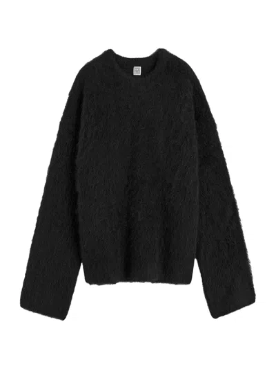Totême Toteme Boxy Alpaca Jumper Black
