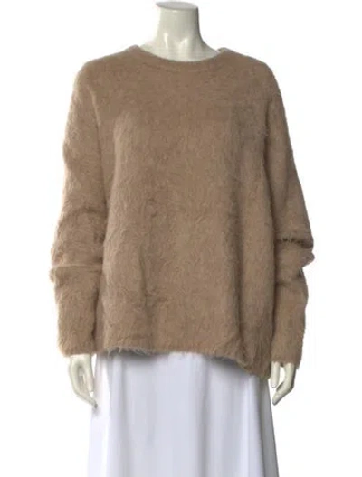 Pre-owned Totême Boxy Alpaca Knit Alpaca Sweater In Neutral