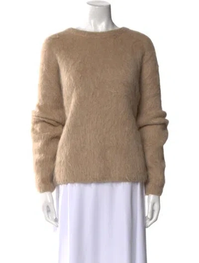 Pre-owned Totême Boxy Alpaca Knit Alpaca Sweater In Neutral