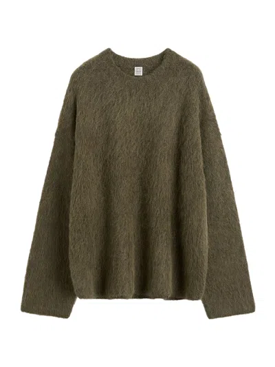 TOTÊME TOTEME BOXY ALPACA KNIT PEPPER