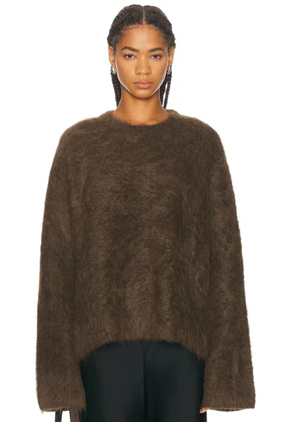 TOTÊME BOXY ALPACA KNIT SWEATER