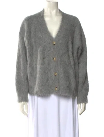 Pre-owned Totême Boxy Alpaca Sweater In Neutral