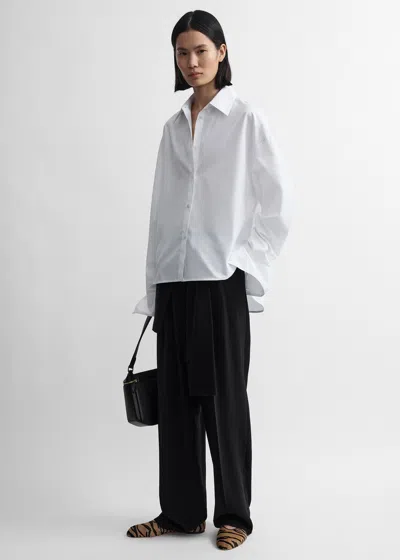 Totême Boxy Poplin Shirt White