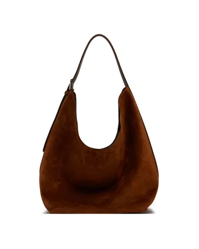 Totême Brown Belted Tote Bag