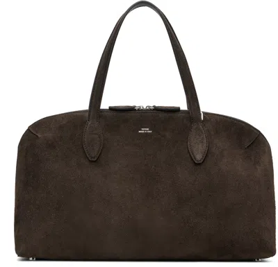 Totême Brown Medium Suede Day Tote