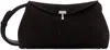 Totême Brown T-lock Suede Clutch In Espresso 040