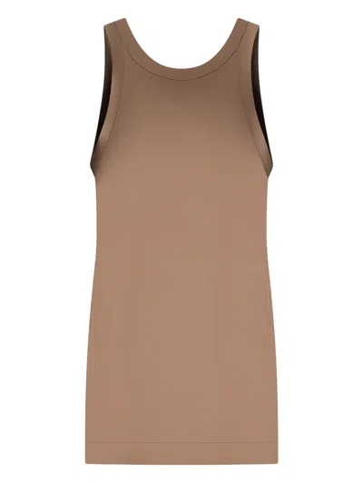 Totême Brown Tank Top In Neutral