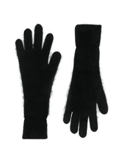 Totême Brushed Gloves In Black