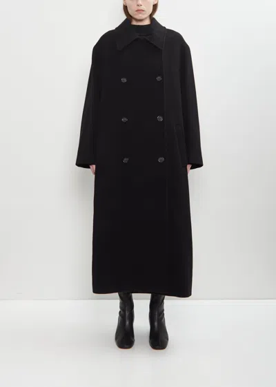 TOTÊME BRUSHED WOOL BLEND SHIELD COAT