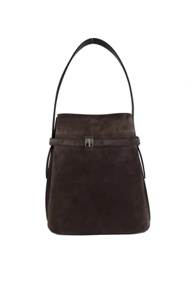 Totême Toteme Bucket Bag In Brown