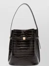 Totême Toteme Belted Leather Bucket Bag