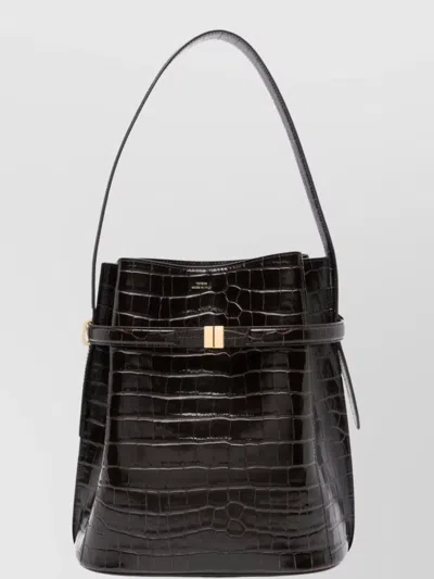 Totême Bucket Bag Leather Belted Strap