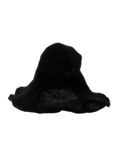 Pre-owned Totême Bucket Hat In Black