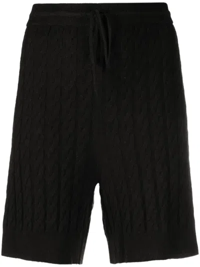 Totême Cable-knit Shorts In Brown