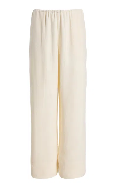 Totême Toteme Cady Lounge Trousers In Neutral