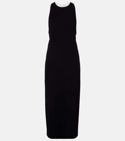 Totême Cady Maxi Dress In Black