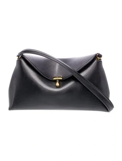 Pre-owned Totême Calfskin T-lock In Black