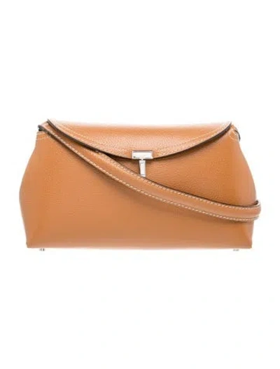 Pre-owned Totême Calfskin T-lock In Brown