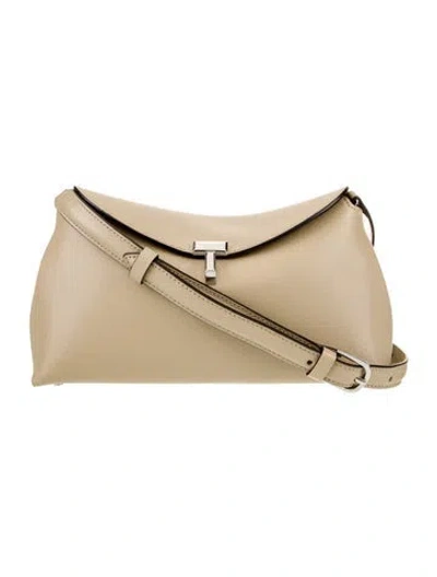Pre-owned Totême Calfskin T-lock In Neutral