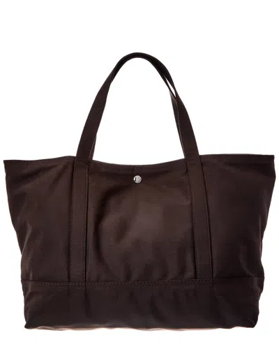 Totême Toteme Canvas Tote In Brown
