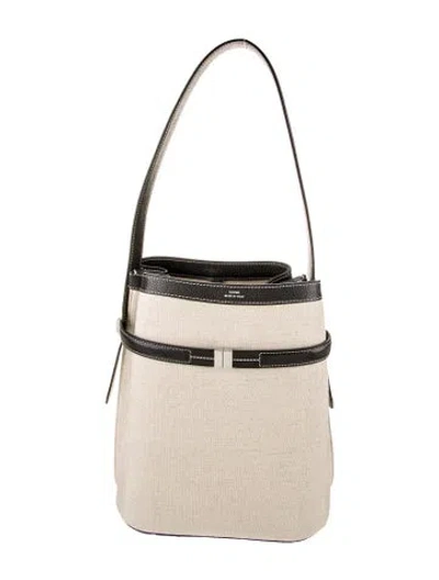 Pre-owned Totême Canvas Tote In Neutral