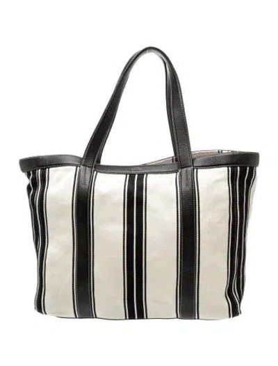Pre-owned Totême Canvas Tote In Neutral