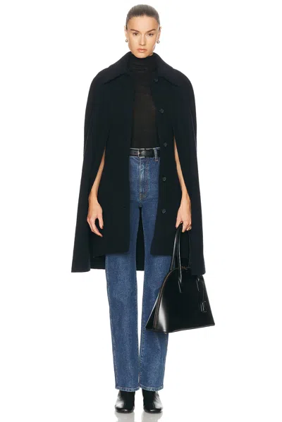 Totême Cape Coat In Blue