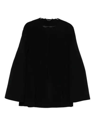 Totême Cape Jacket In Black