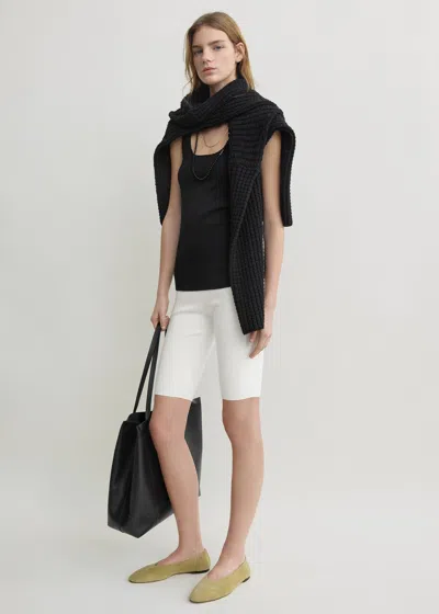 Totême Capri Knit Shorts Off-white