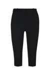 Totême Womens Capri Slim-fit Trousers Black In Black