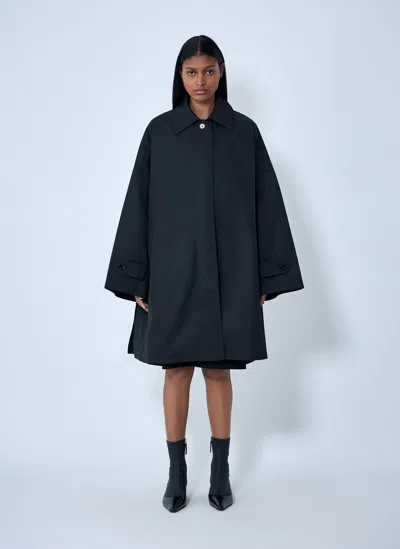 Totême Car Coat In Black