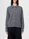 Totême Cardigan Toteme Woman Color Charcoal In Gray