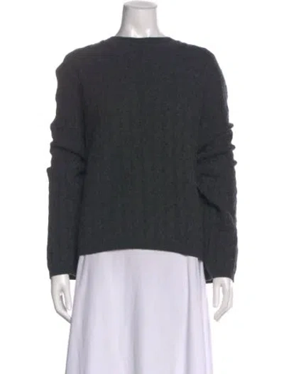 Pre-owned Totême Cashmere Bateau Neckline Sweater In Gray