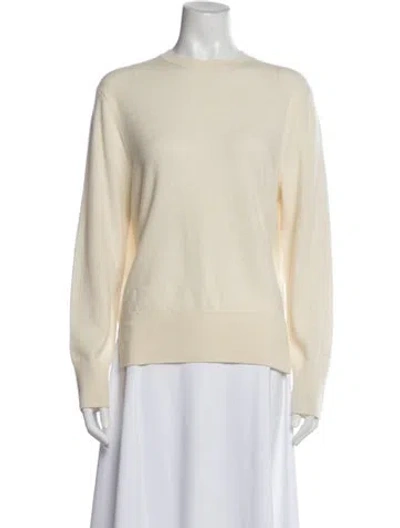 Pre-owned Totême Cashmere Bateau Neckline Sweater In Neutral