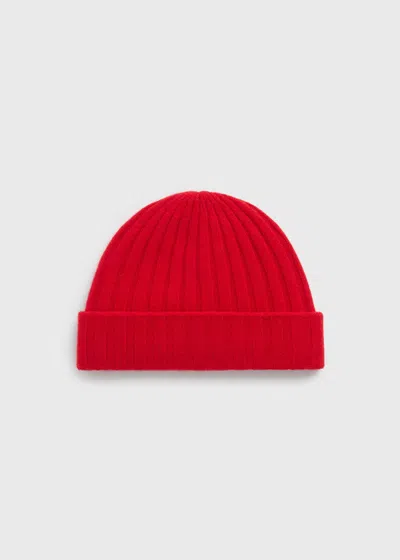 Totême Cashmere Beanie Poppy In Red