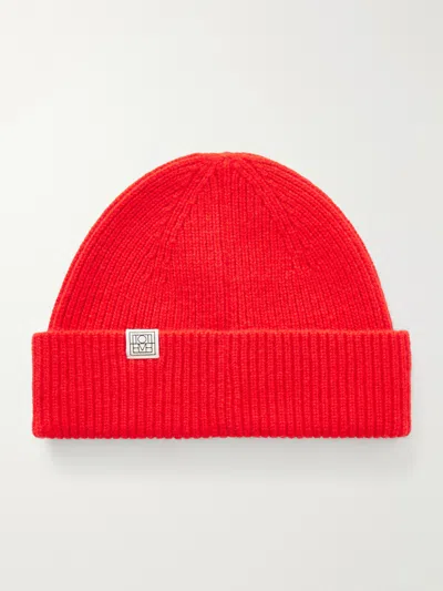 Totême Cashmere Beanie In Red