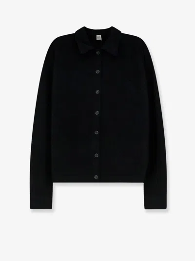Totême Cashmere Cardigan In Black