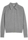 Totême Toteme Cashmere Cardigan In Gray