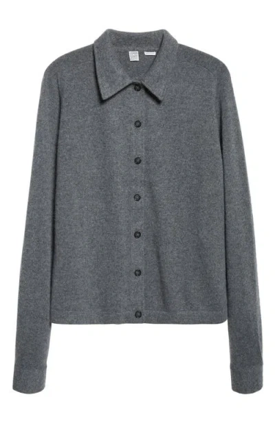 Totême Toteme Cashmere Cardigan In Gray