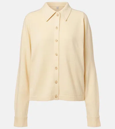 Totême Cashmere Cardigan In Neutral