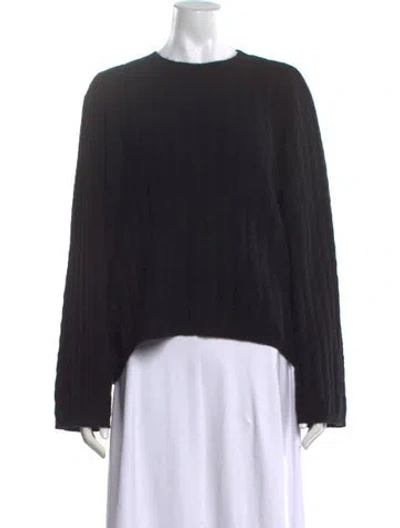 Pre-owned Totême Cashmere Crew Neck Sweater In Blue