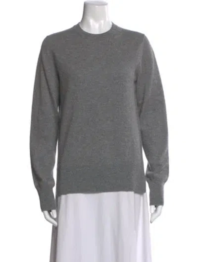 Pre-owned Totême Cashmere Crew Neck Sweater In Gray