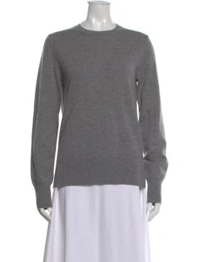Pre-owned Totême Cashmere Crew Neck Sweater In Gray