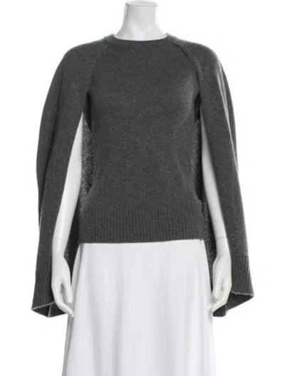 Pre-owned Totême Cashmere Crew Neck Sweater In Gray