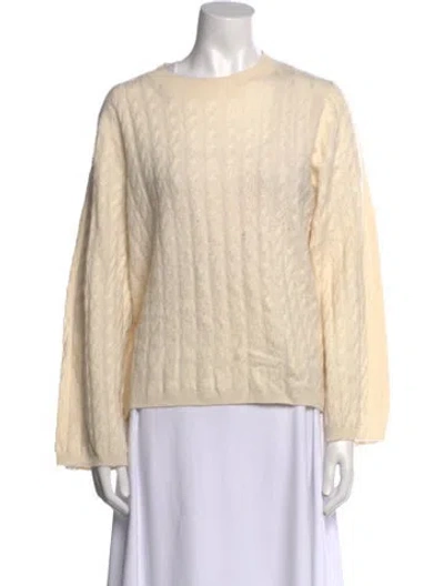 Pre-owned Totême Cashmere Crew Neck Sweater In Neutral