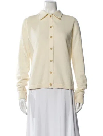 Pre-owned Totême Cashmere Crew Neck Sweater In Neutral