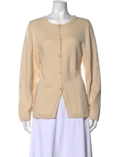 Pre-owned Totême Cashmere Crew Neck Sweater In Neutral
