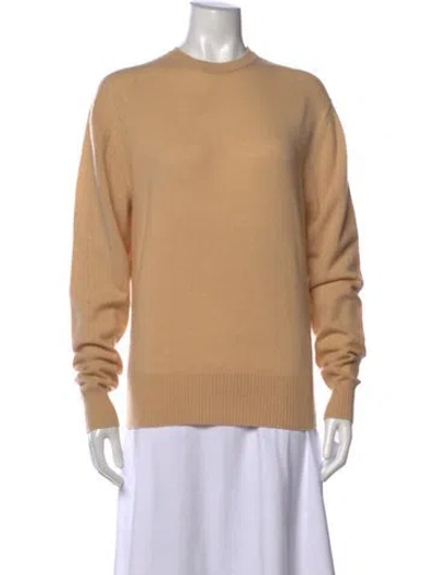 Pre-owned Totême Cashmere Crew Neck Sweater In Neutral